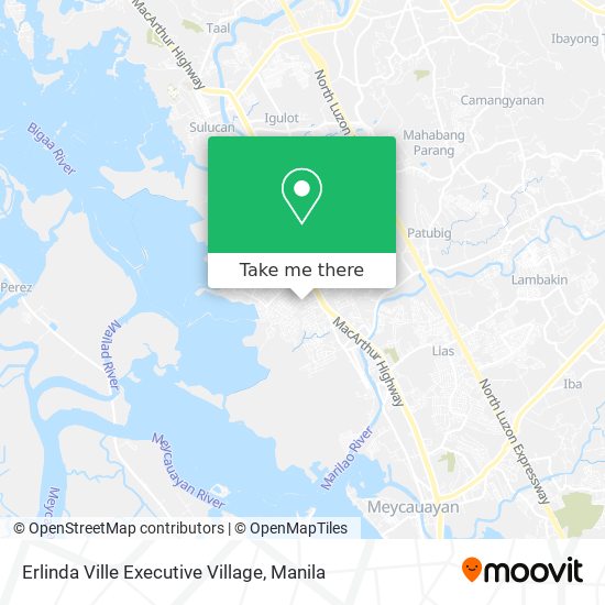 Erlinda Ville Executive Village map