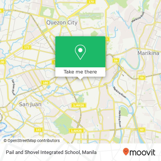 Pail and Shovel Integrated School map