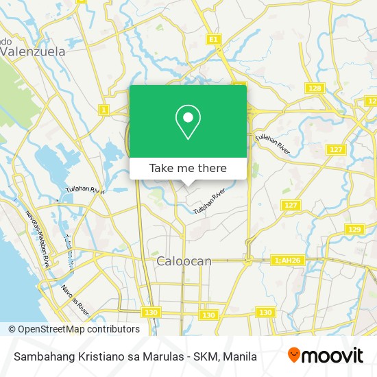 Sambahang Kristiano sa Marulas - SKM map