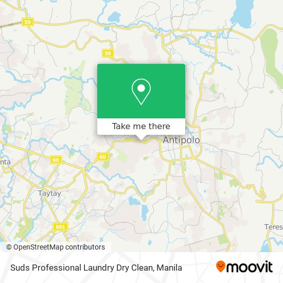 Suds Professional Laundry Dry Clean map