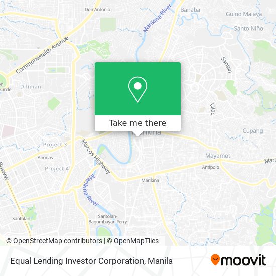 Equal Lending Investor Corporation map