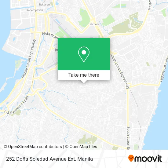 252 Doña Soledad Avenue Ext map