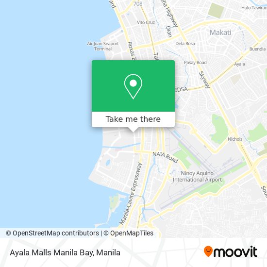 Ayala Malls Manila Bay map