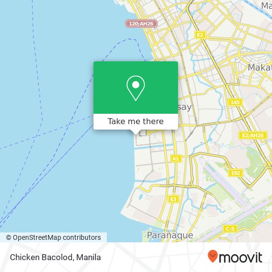 Chicken Bacolod map