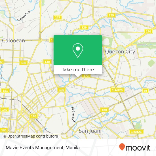 Mavie Events Management map