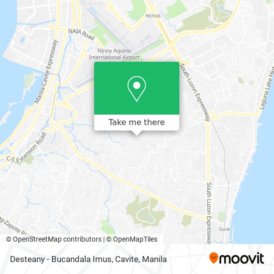 Desteany - Bucandala Imus, Cavite map