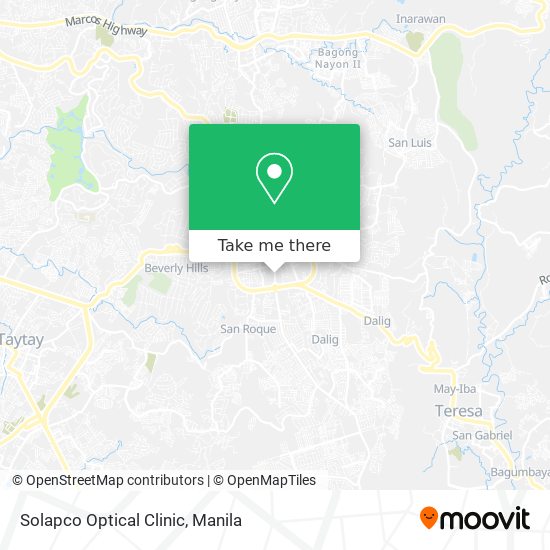 Solapco Optical Clinic map