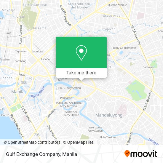 Gulf Exchange Company map