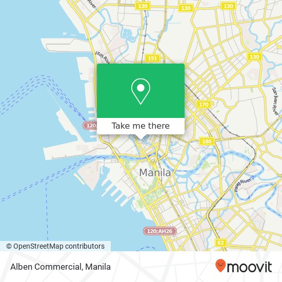 Alben Commercial map