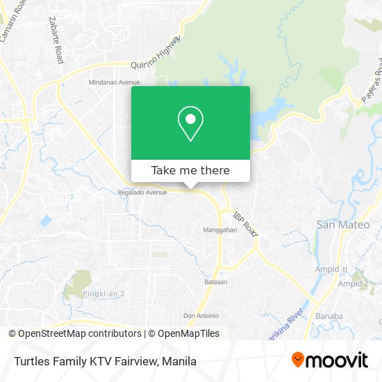 Turtles Family KTV Fairview map