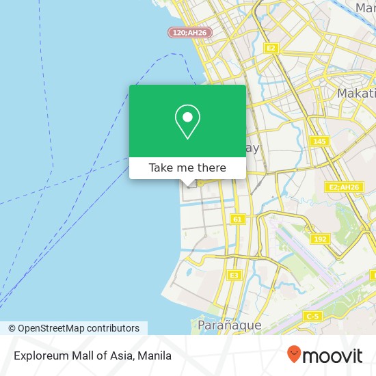 Exploreum Mall of Asia map