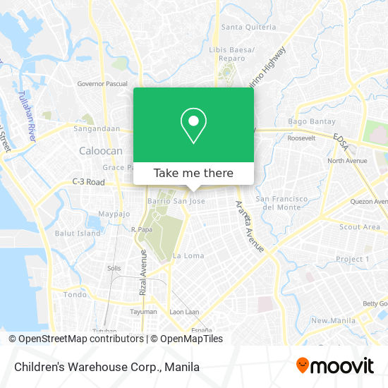 Children's Warehouse Corp. map