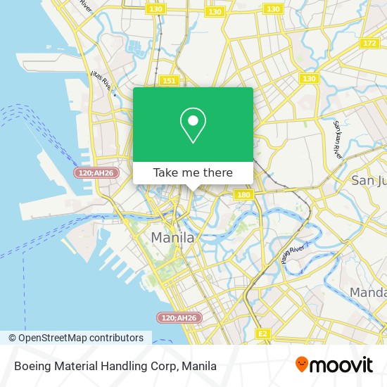 Boeing Material Handling Corp map