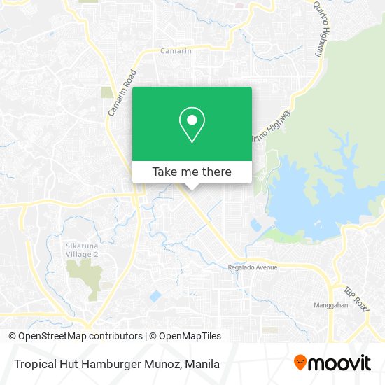 Tropical Hut Hamburger Munoz map