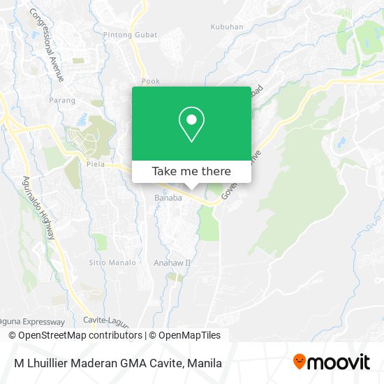 M Lhuillier Maderan GMA Cavite map