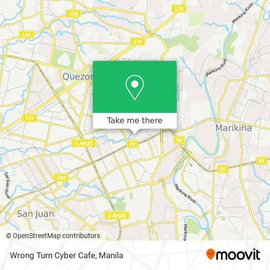 Wrong Turn Cyber Cafe map
