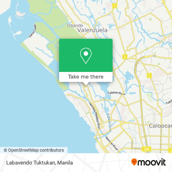 Labavendo Tuktukan map