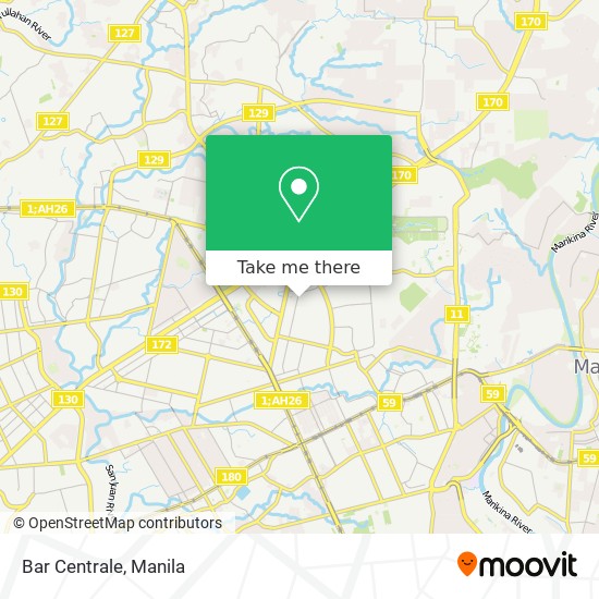 Bar Centrale map