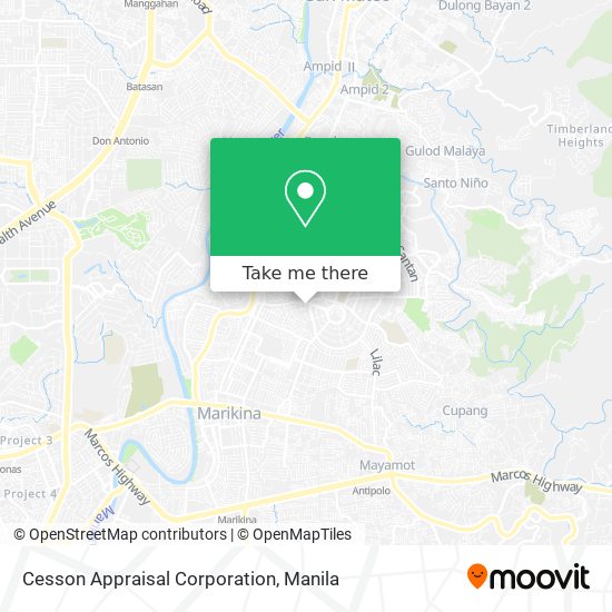 Cesson Appraisal Corporation map