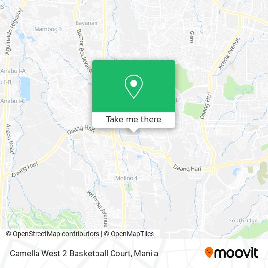 Camella West 2 Basketball Court map