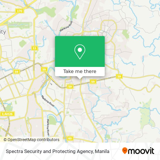 Spectra Security and Protecting Agency map