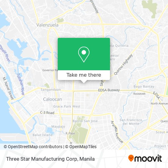 Three Star Manufacturing Corp map