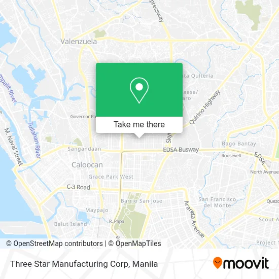 Three Star Manufacturing Corp map