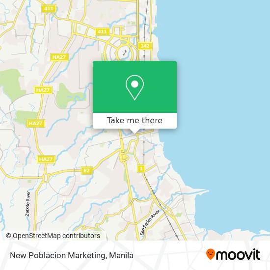 New Poblacion Marketing map