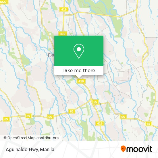 Aguinaldo Hwy map