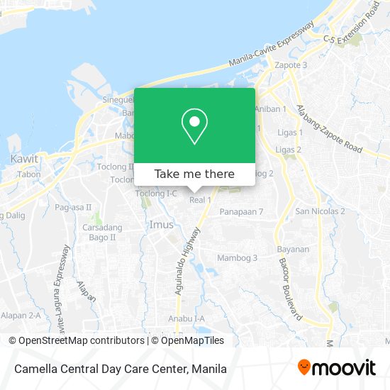 Camella Central Day Care Center map