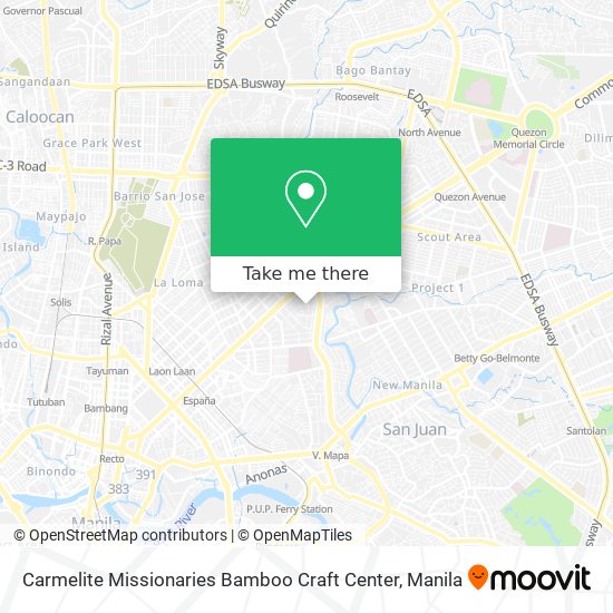 Carmelite Missionaries Bamboo Craft Center map