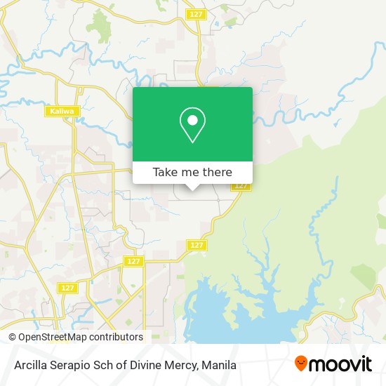 Arcilla Serapio Sch of Divine Mercy map