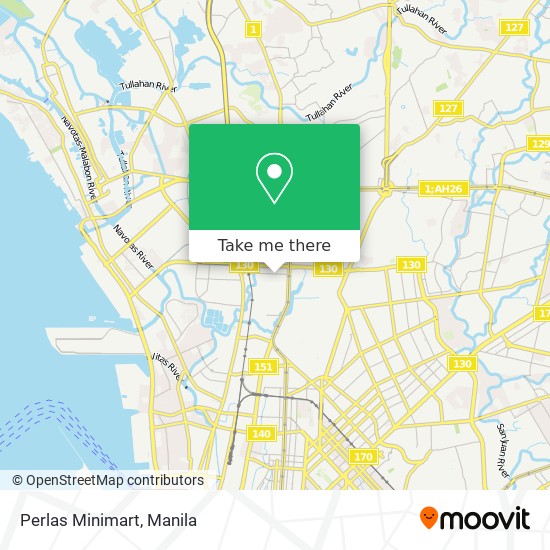 Perlas Minimart map