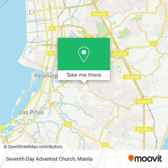 Seventh-Day Adventist Church map