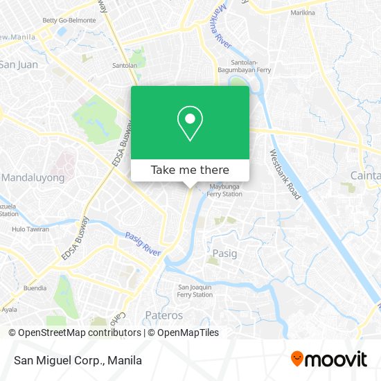 San Miguel Corp. map