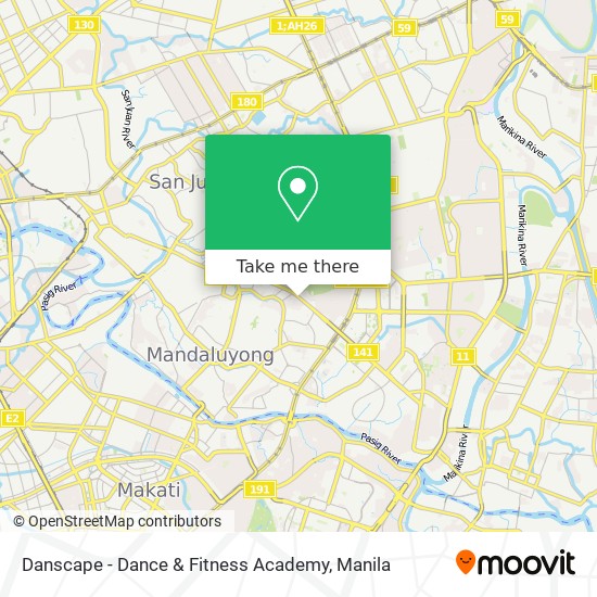 Danscape - Dance & Fitness Academy map
