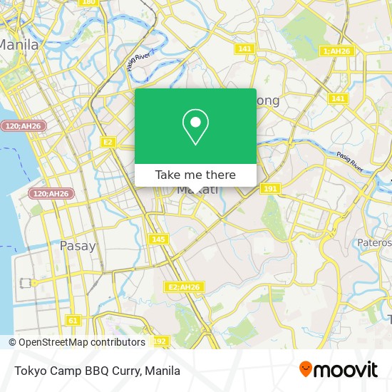 Tokyo Camp BBQ Curry map