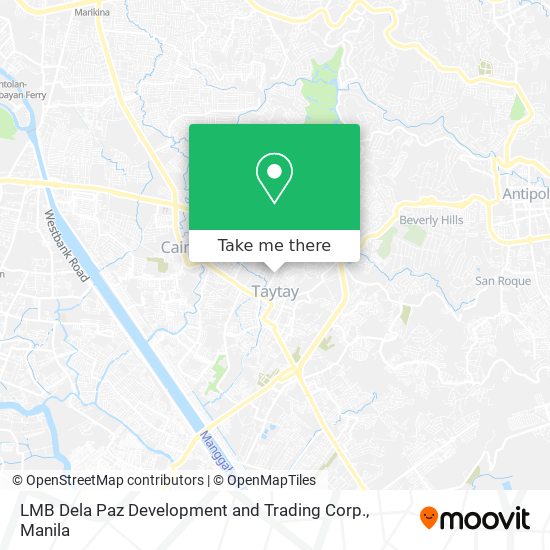 LMB Dela Paz Development and Trading Corp. map