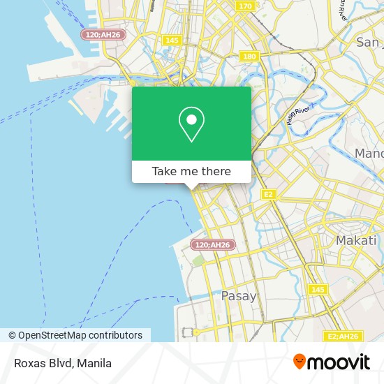 Roxas Blvd map