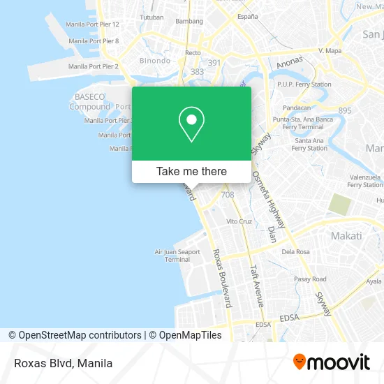 Roxas Blvd map