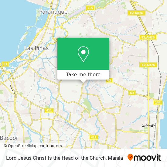 Lord Jesus Christ Is the Head of the Church map