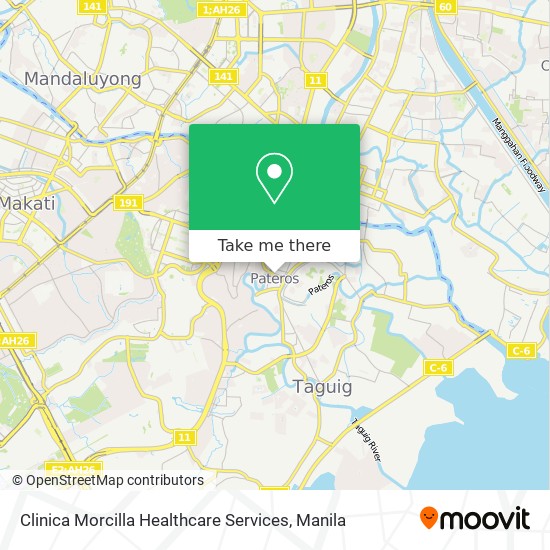 Clinica Morcilla Healthcare Services map