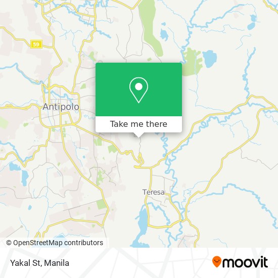 Yakal St map