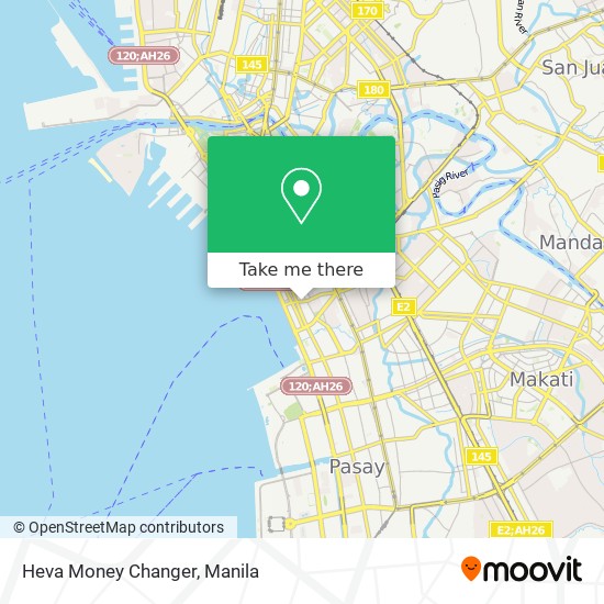 Heva Money Changer map