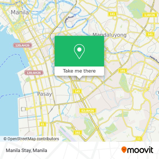 Manila Stay map