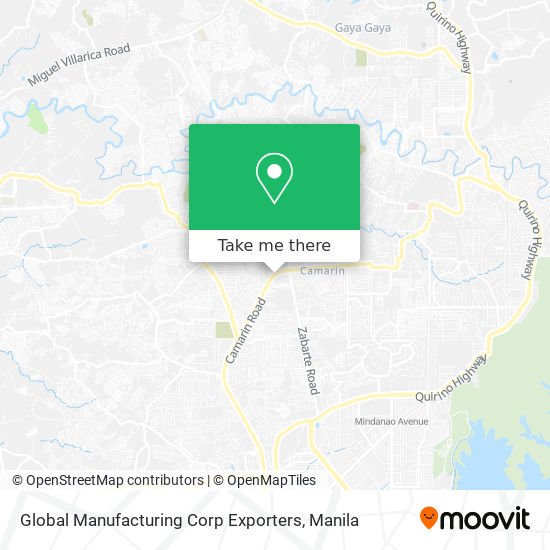 Global Manufacturing Corp Exporters map