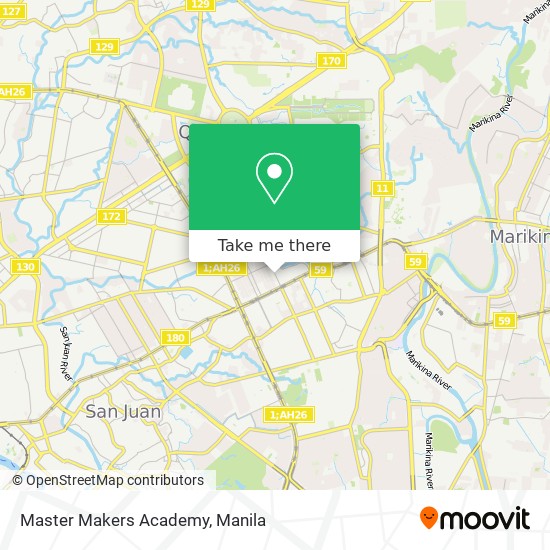 Master Makers Academy map