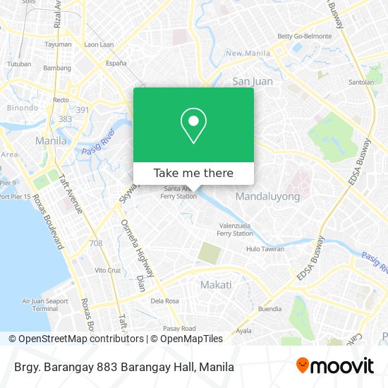 Brgy. Barangay 883 Barangay Hall map