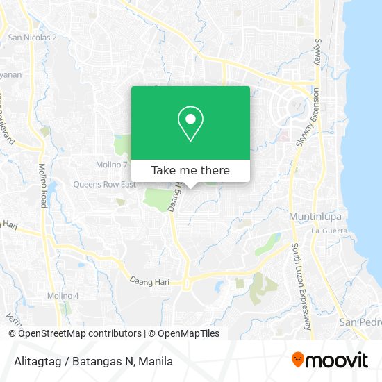 Alitagtag / Batangas N map