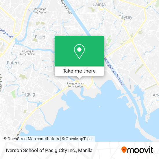 Iverson School of Pasig City Inc. map